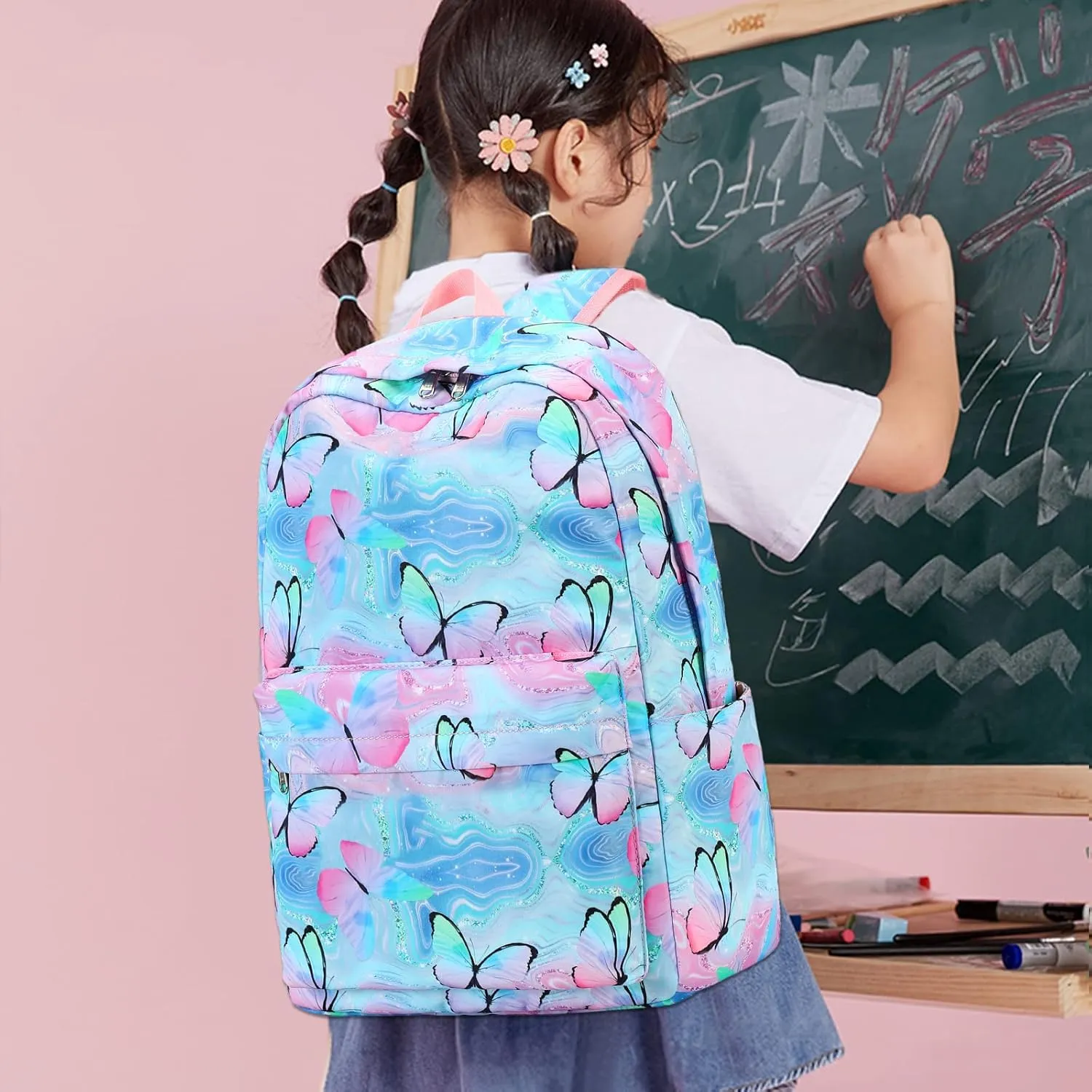 CAMTOP Backpack for Girls Boys Kids School Backpack with Lunch Box Preschool Kindergarten BookBag Set
