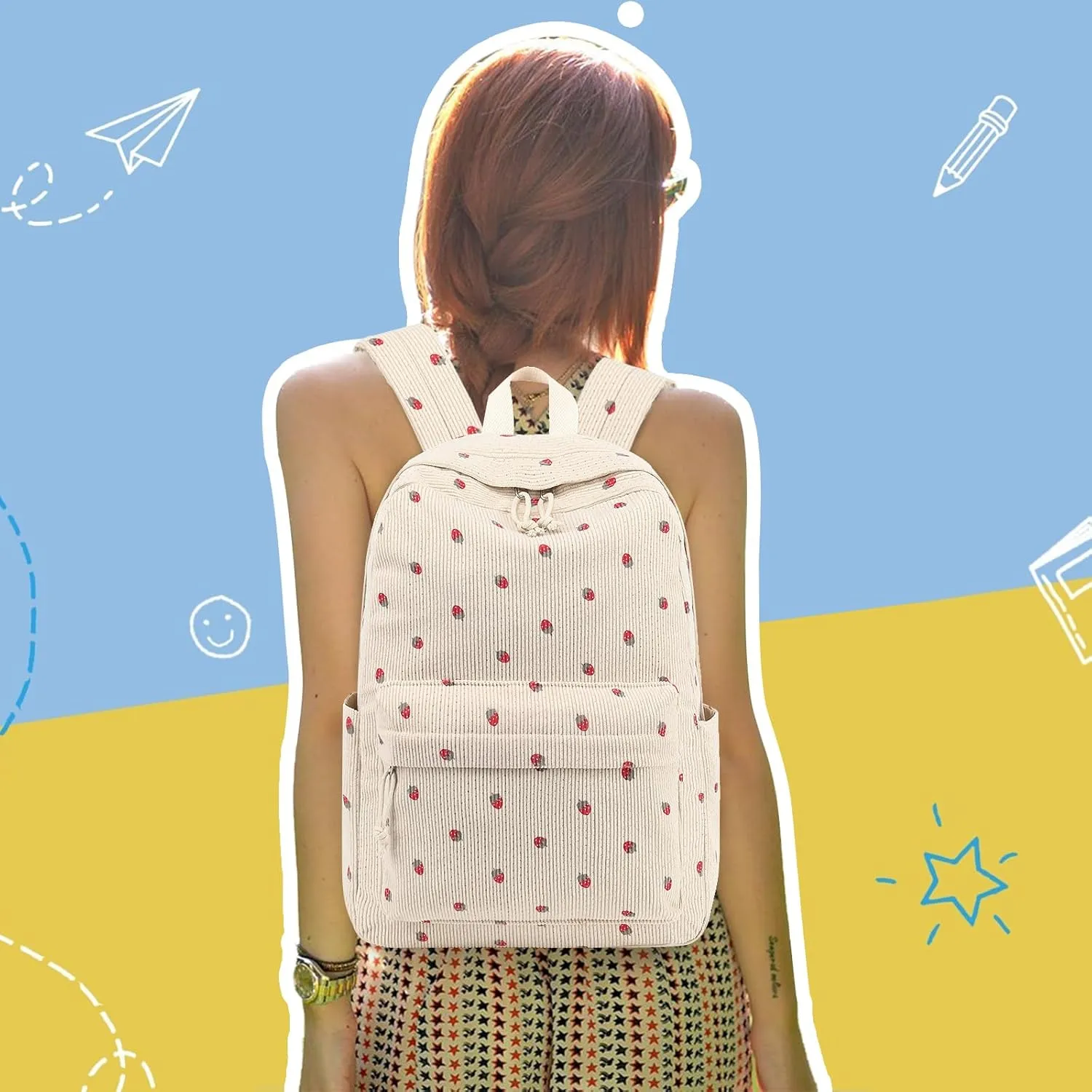 CAMTOP Backpack for Girls Boys Kids School Backpack with Lunch Box Preschool Kindergarten BookBag Set