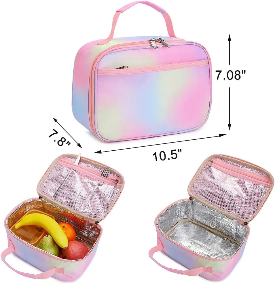 CAMTOP Backpack for Girls Boys Kids School Backpack with Lunch Box Preschool Kindergarten BookBag Set
