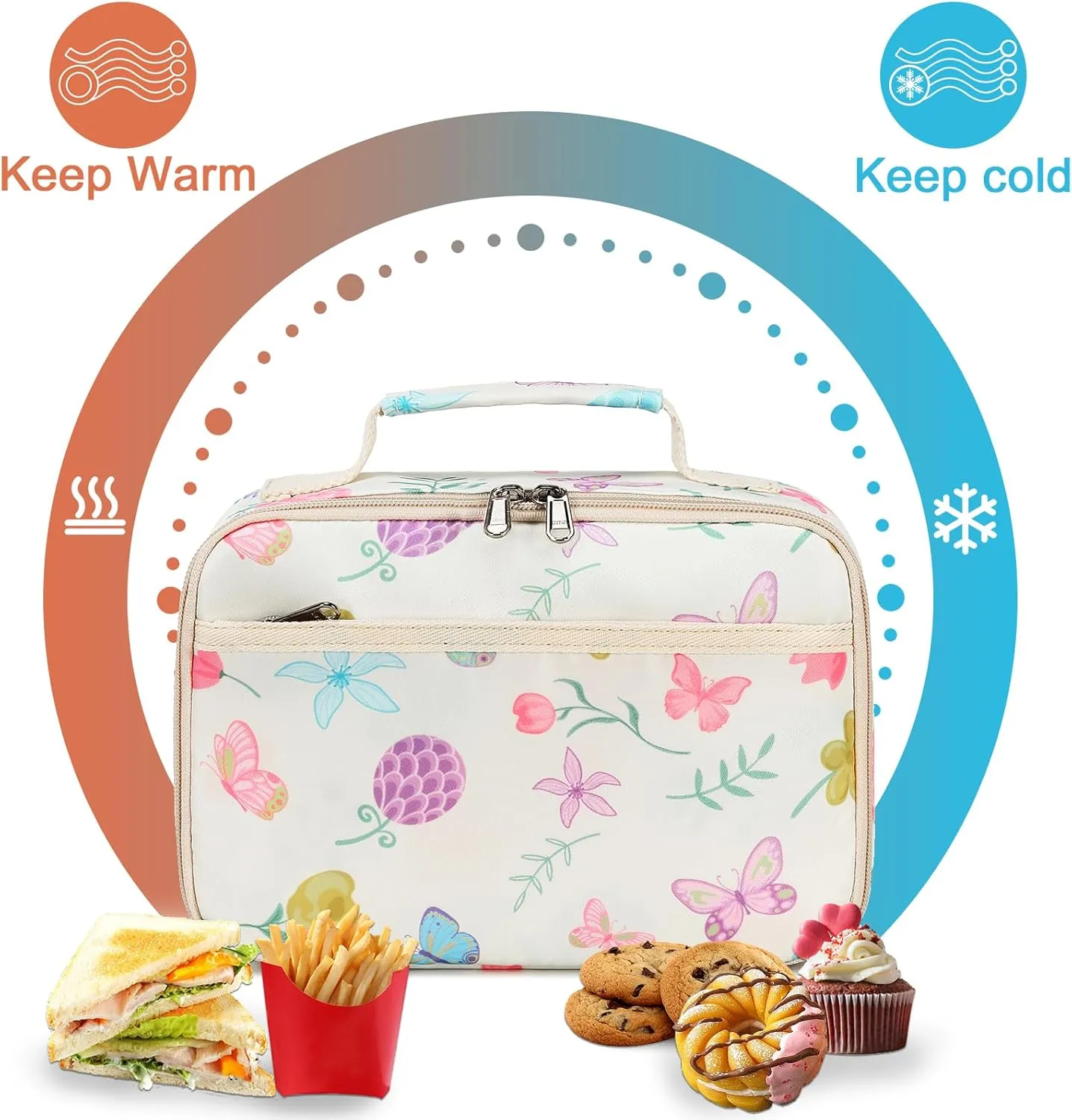 CAMTOP Backpack for Girls Boys Kids School Backpack with Lunch Box Preschool Kindergarten BookBag Set