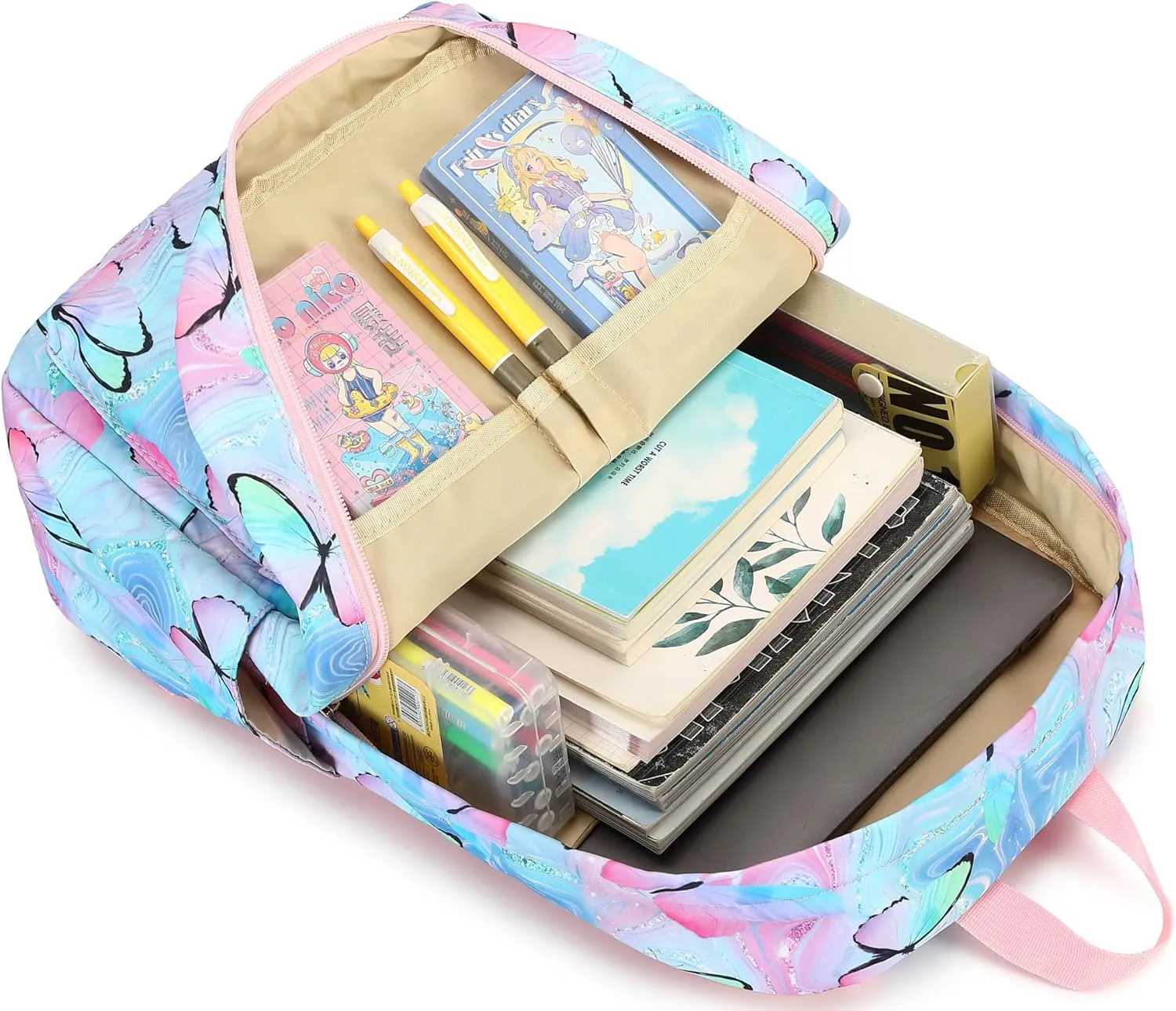 CAMTOP Backpack for Girls Boys Kids School Backpack with Lunch Box Preschool Kindergarten BookBag Set