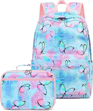 CAMTOP Backpack for Girls Boys Kids School Backpack with Lunch Box Preschool Kindergarten BookBag Set