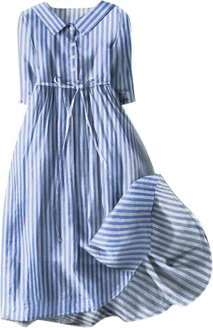 Ceboyel Women 2024 Floral Casual Summer Dresses Boho Cottagecore Dress Linen Long Maxi Dresses Trendy Beach Vacation Clothes
