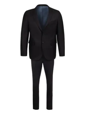 Centrion Black Wool Suit