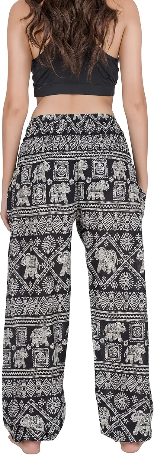 CHAINUPON Harem Pants Women Flowy Trouser Yoga Boho Hippie Clothes