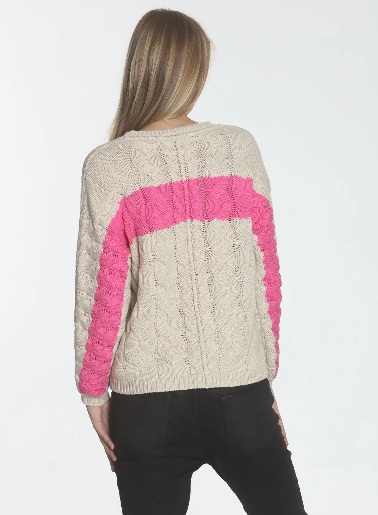 Clara Cable Sweater - Sand