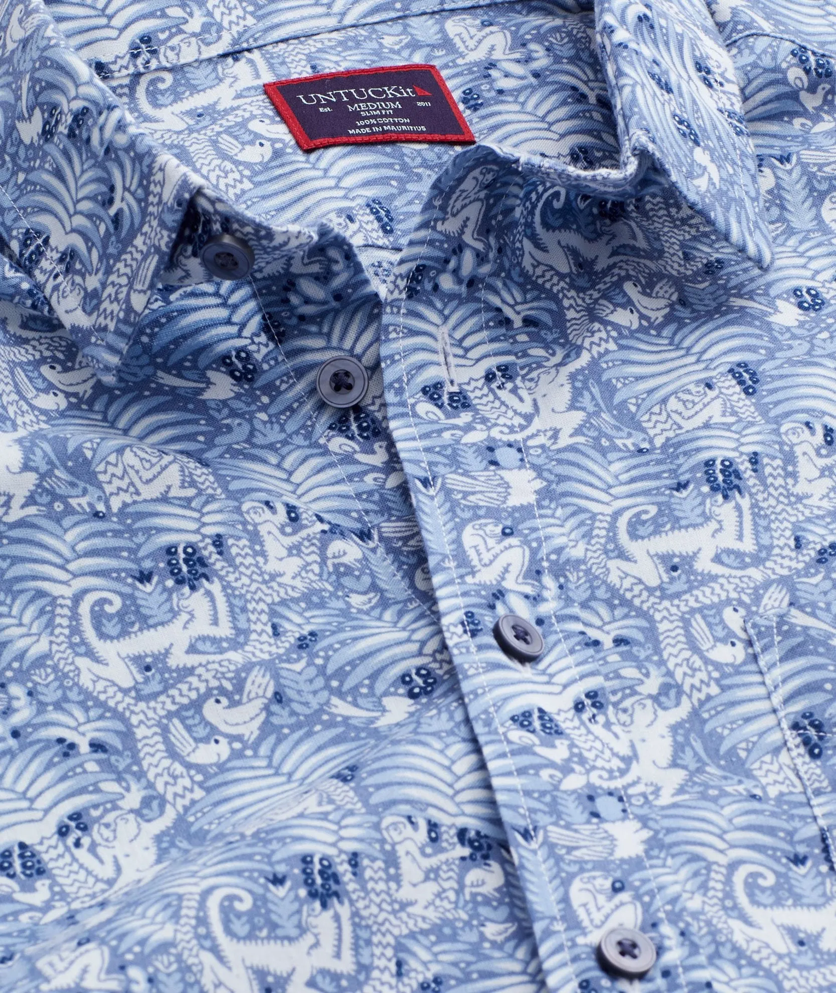 Classic Cotton Short-Sleeve Rajpal Shirt