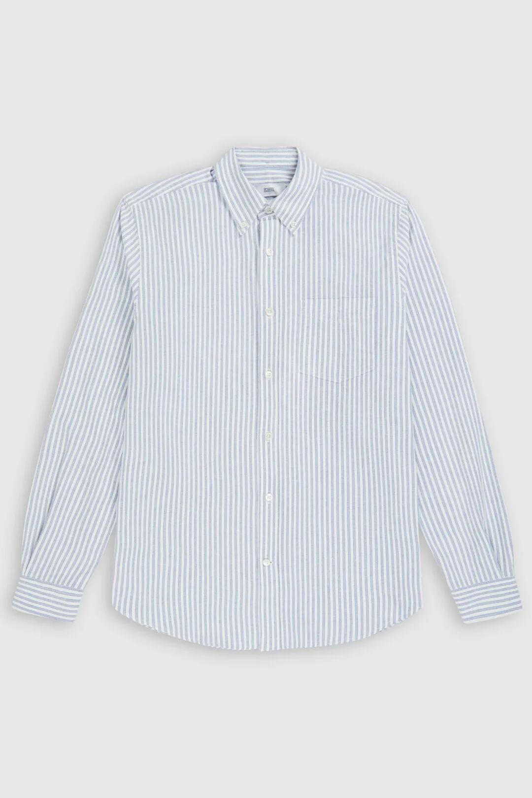 Closed Button Down Shirt - Smokey Blue