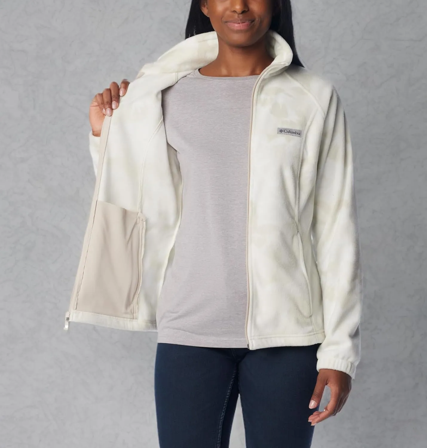 Columbia Women's Benton Springs Printed Full Zip