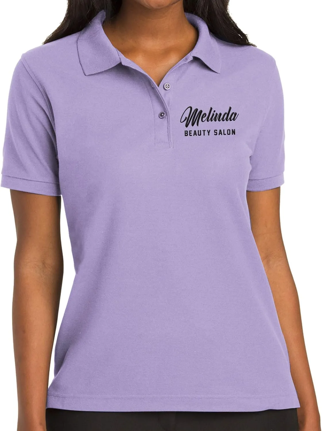 Custom Embroidered Polo Shirt for Women Add Your Personalized Own Embroidery Text