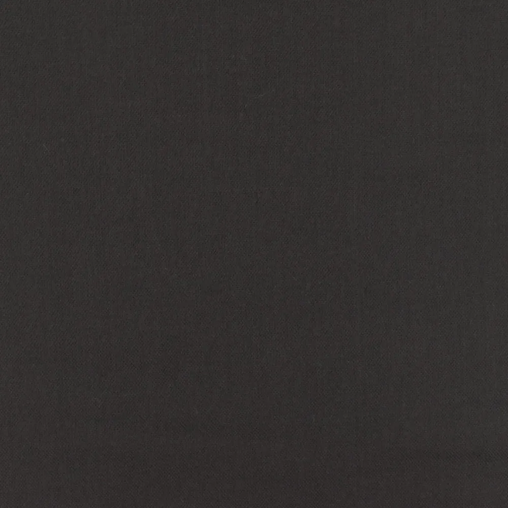 Deep Ash Gray Wool-Poly Micro Basket Woven Shirting Fabric