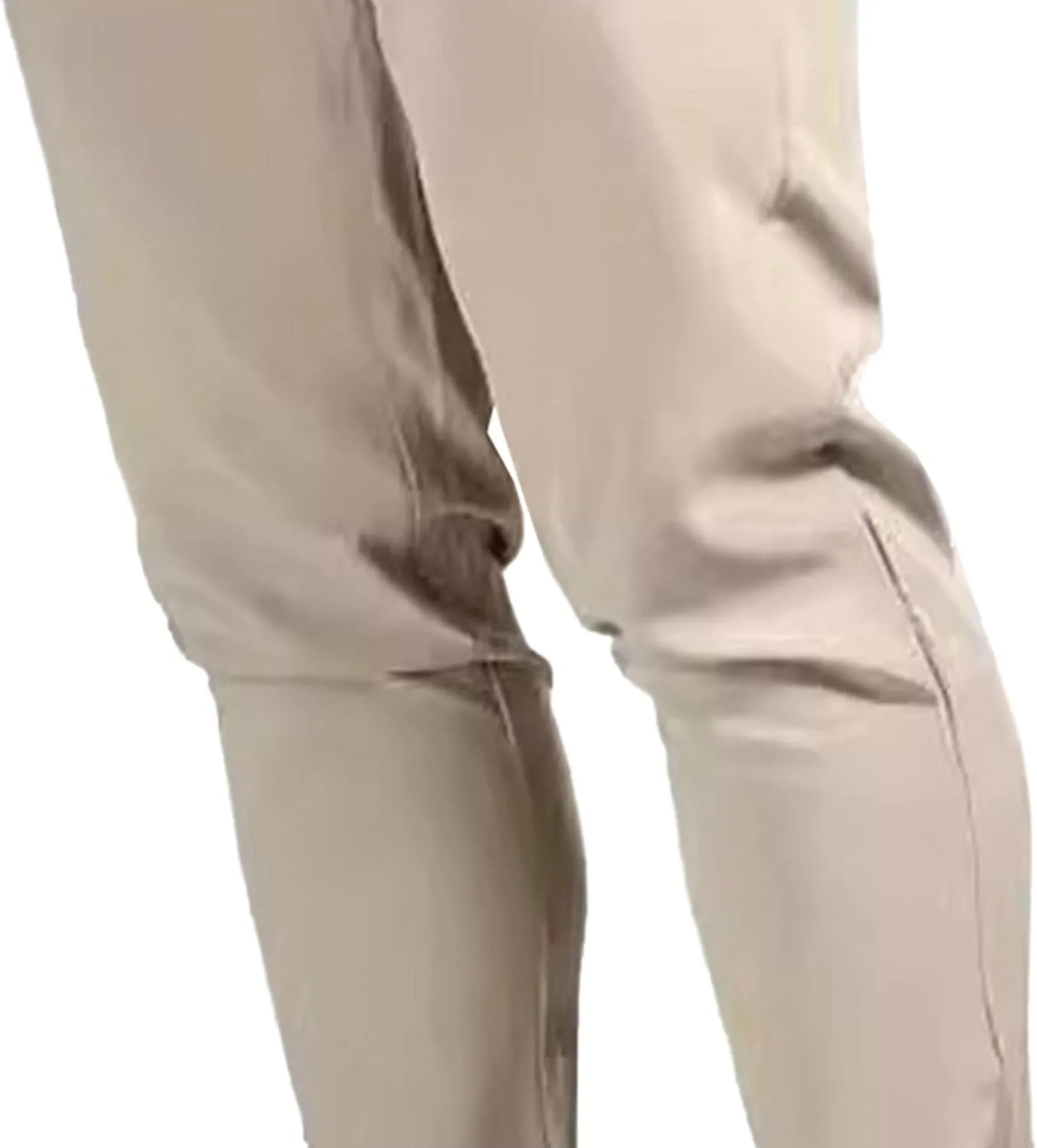 DGHM-JLMY Mens Solid Color Business Slim Pants Stretch Regular Slim Fit Casual Trousers Fashion Chino Pants