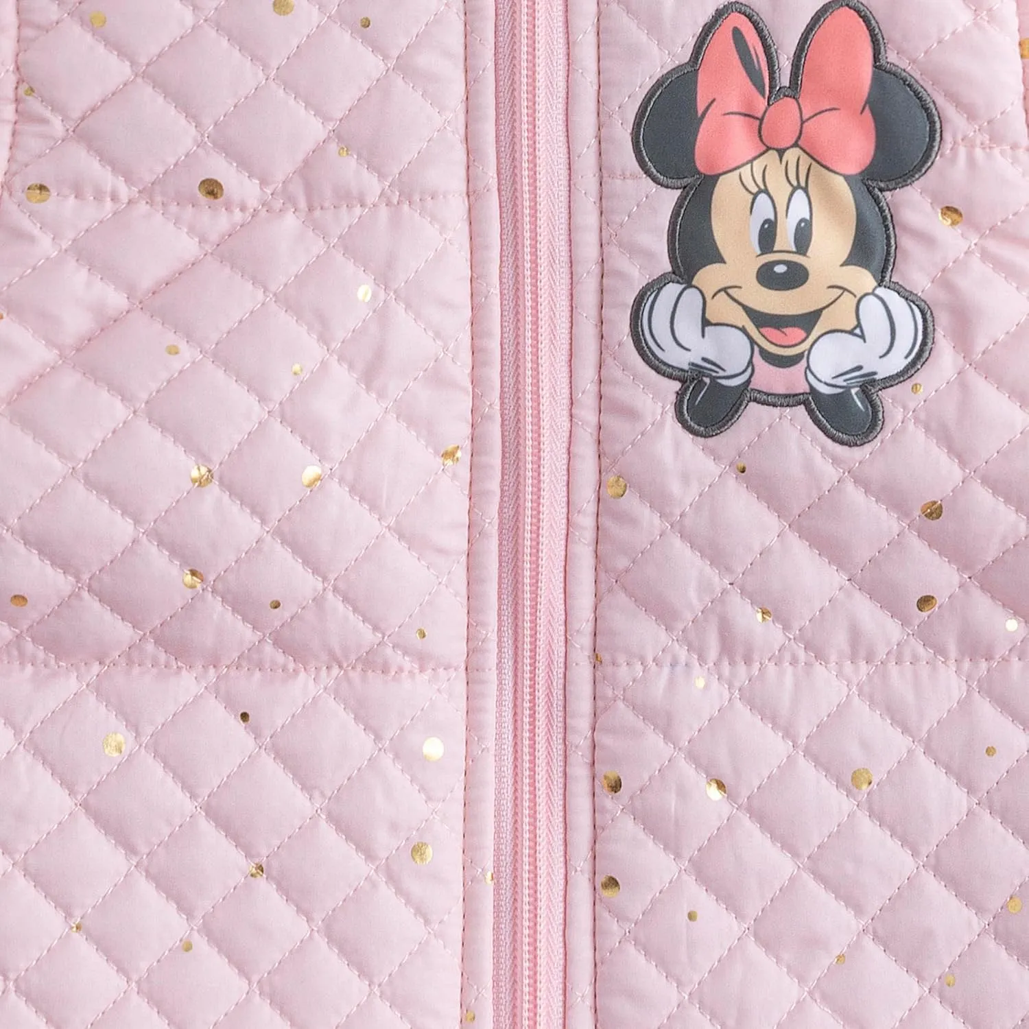 Disney Minnie Mouse Girls Long Sleeve Shirt Vest and Legging Pants Set for Toddler and Little Kids