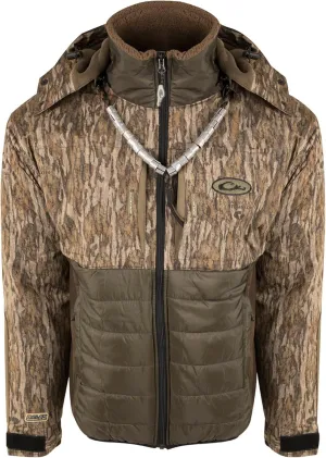 Drake Waterfowl LST Guardian Flex Double Down Eqwader, Waterproof and Breathable Insulated Hunting Jacket