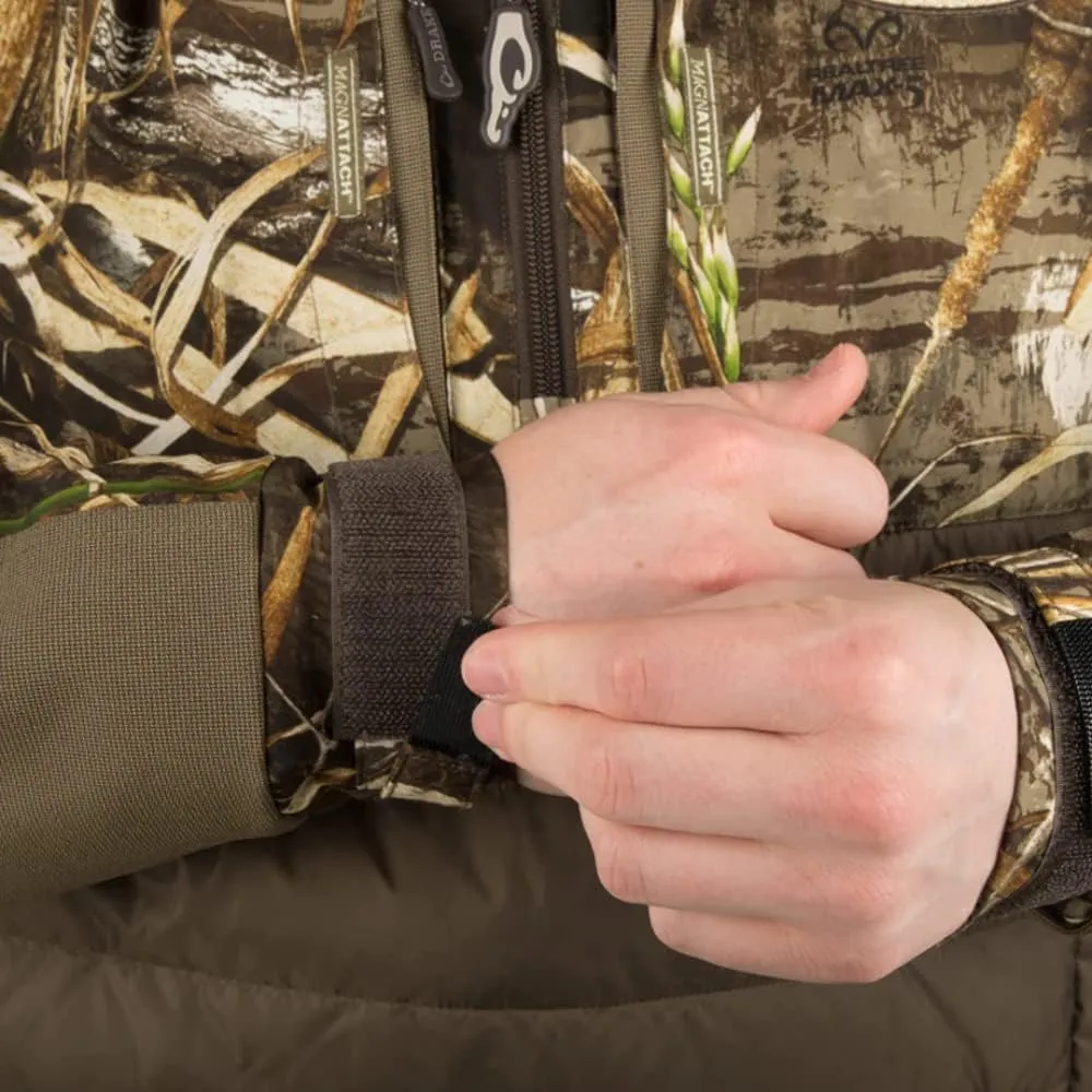 Drake Waterfowl LST Guardian Flex Double Down Eqwader, Waterproof and Breathable Insulated Hunting Jacket