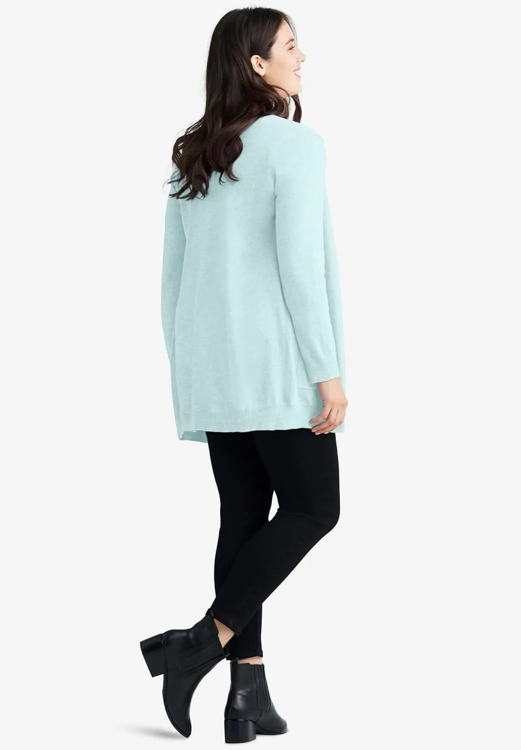 ellos Plus Size Boyfriend Cardigan