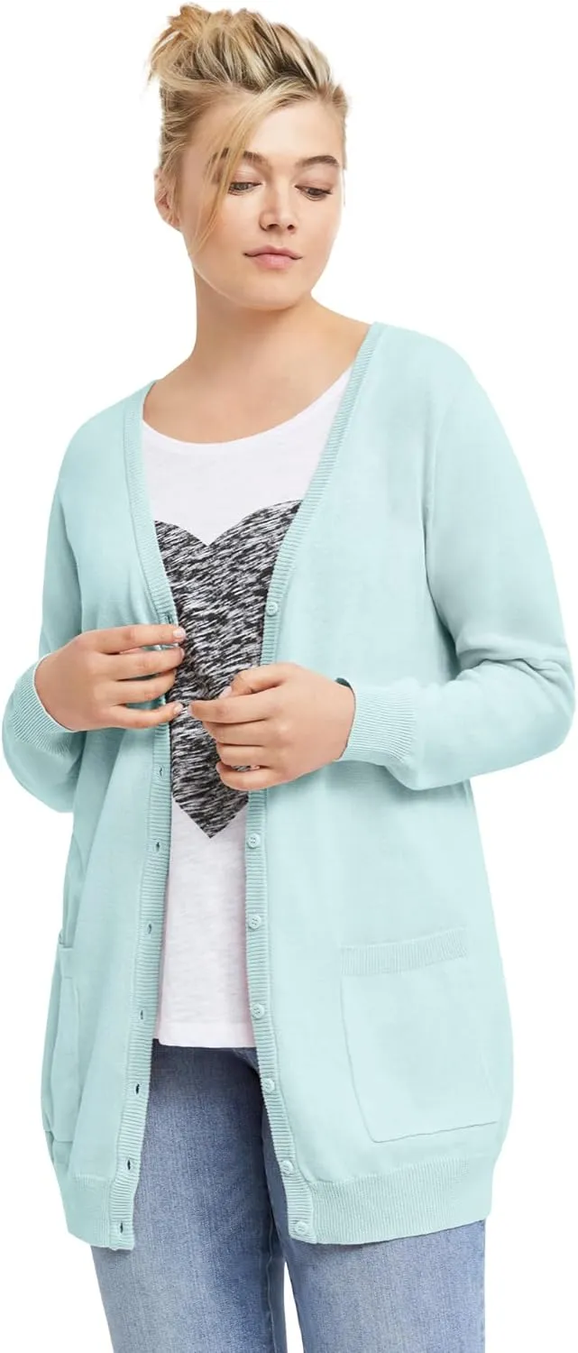 ellos Plus Size Boyfriend Cardigan