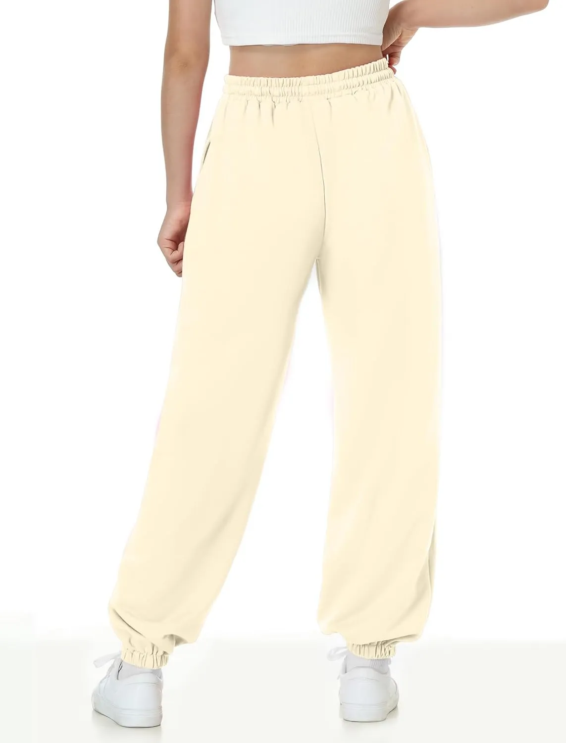 EXARUS 3 Pack Girls Sweatpants Letter Graphic Print with Pockets Sweat Pants High Waisted Cute Joggers 6-14Y