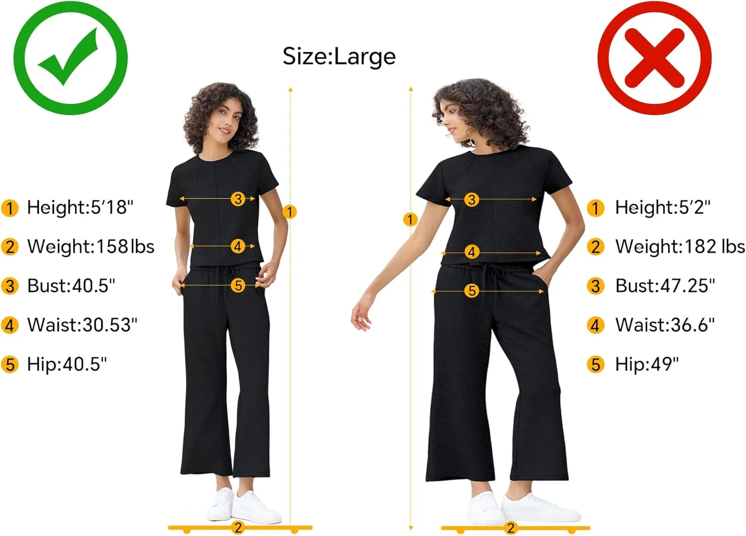 EYZH Womens Travel Outfits 2 Piece Sets,Short Sleeve Crewneck Tops Wide Leg Crop Pants,Lounge Sets Two Piece Casual Tracksuit