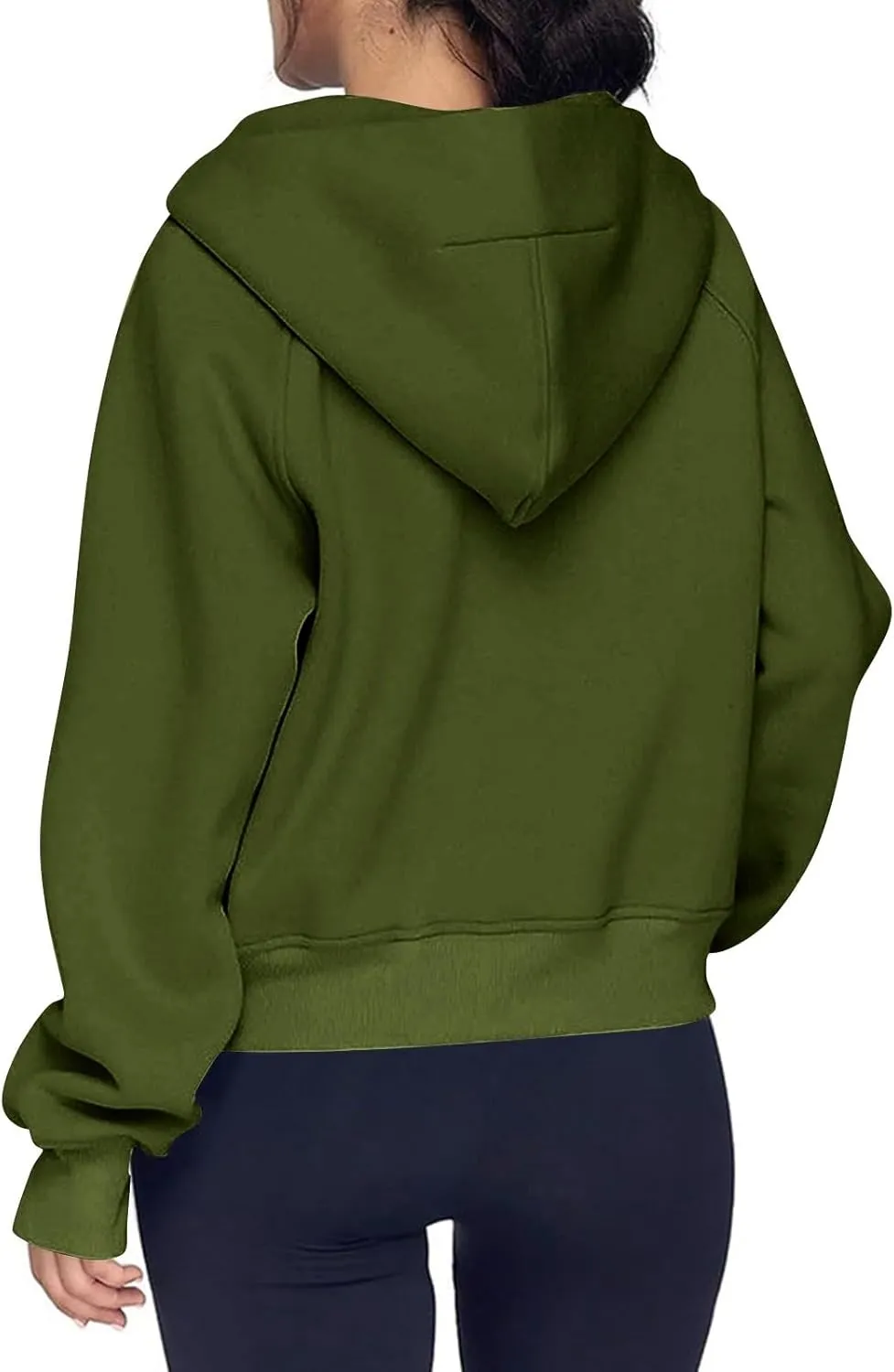 fanmpghleoo Oversized Hoodies for Women Half Zip Mock Neck Fleece Hooded Sweatshirt Loose Fit Thumb Hole Pullover Hoodie