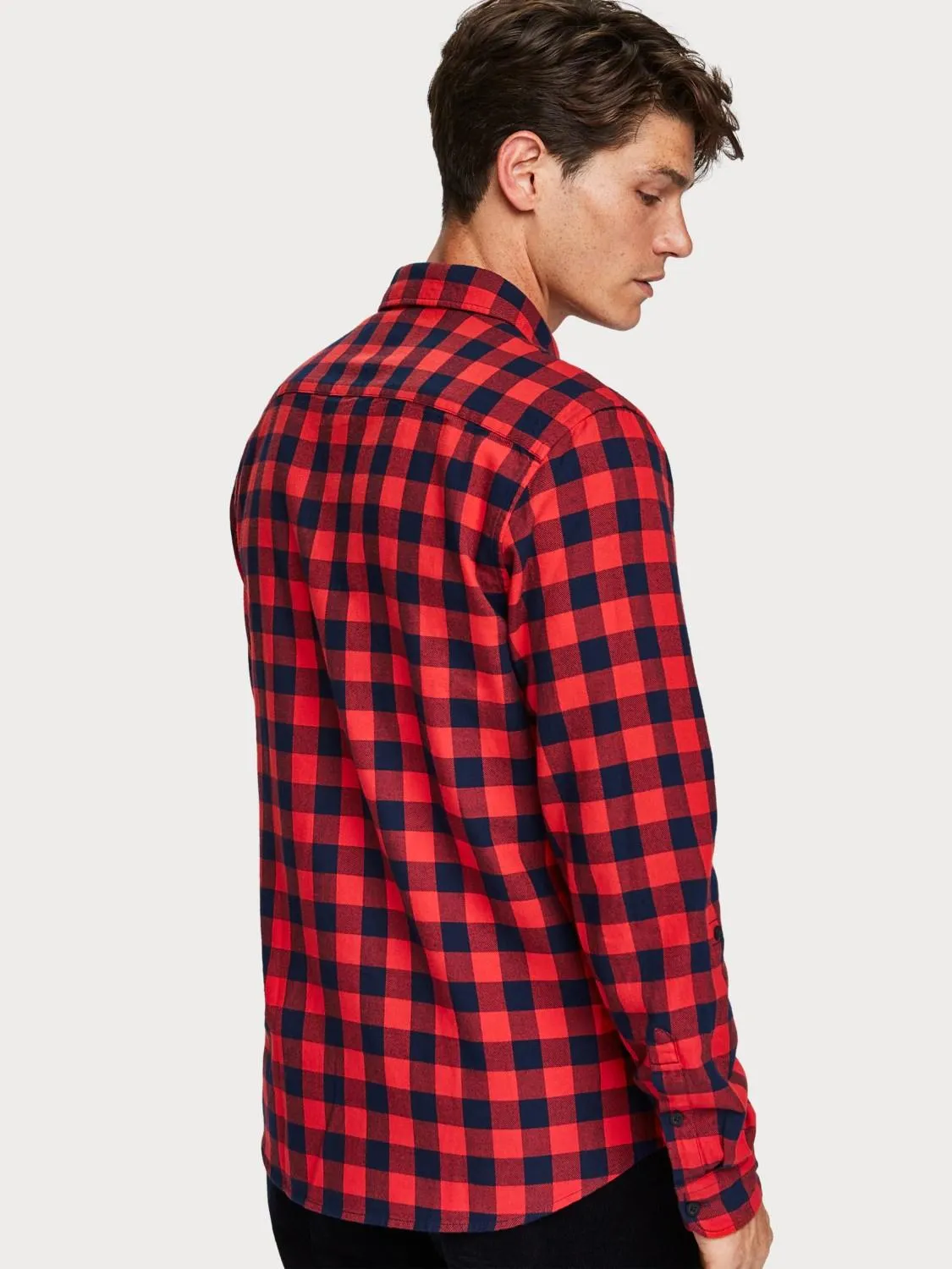 Flannel Check Shirt (Red)
