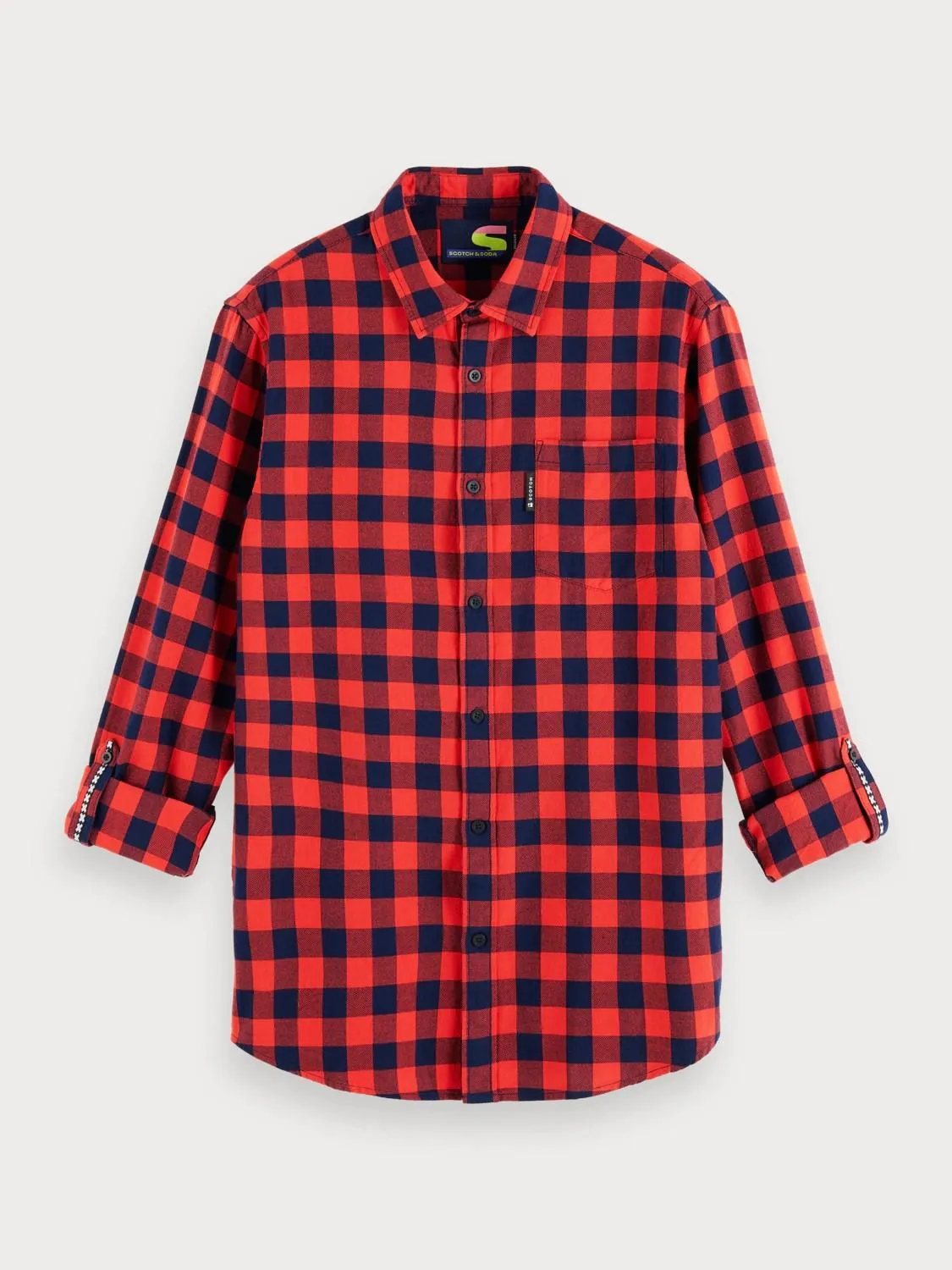 Flannel Check Shirt (Red)