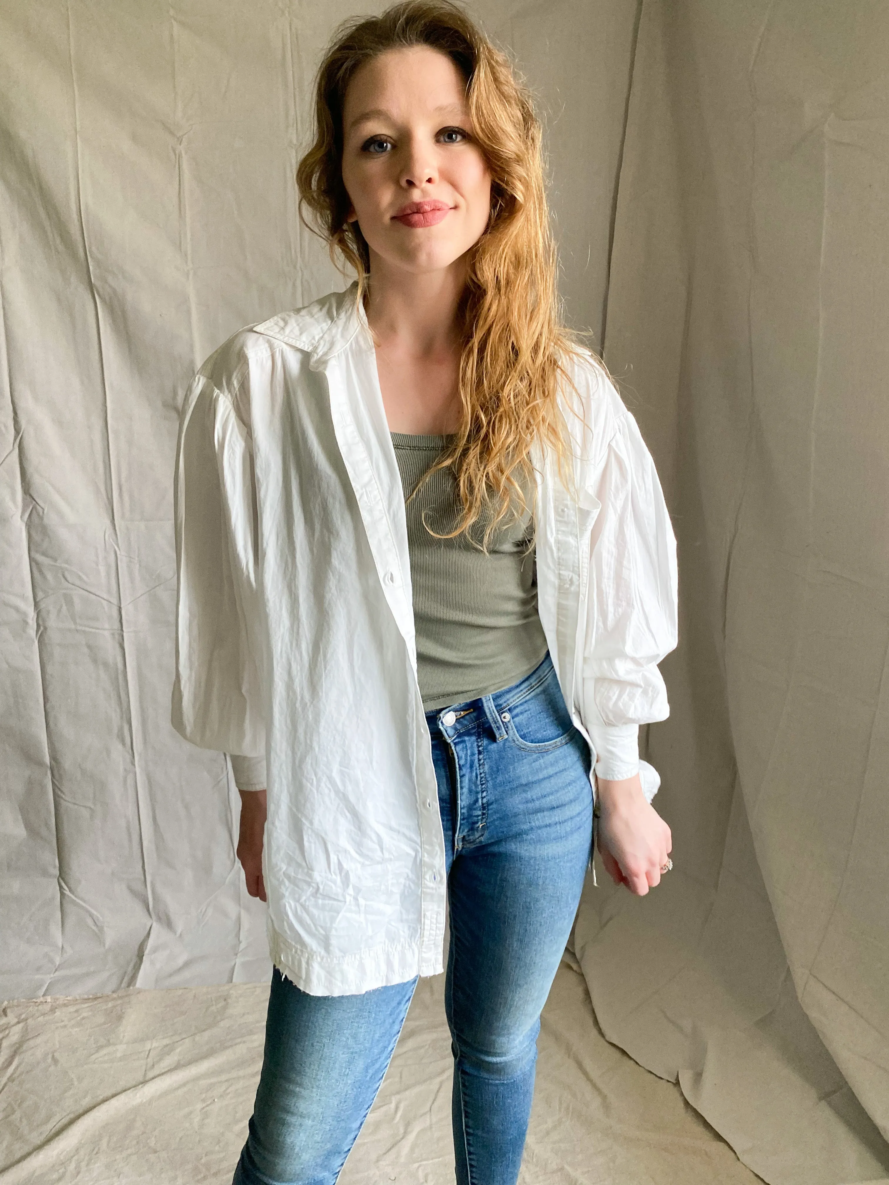 Free People Oxford button down