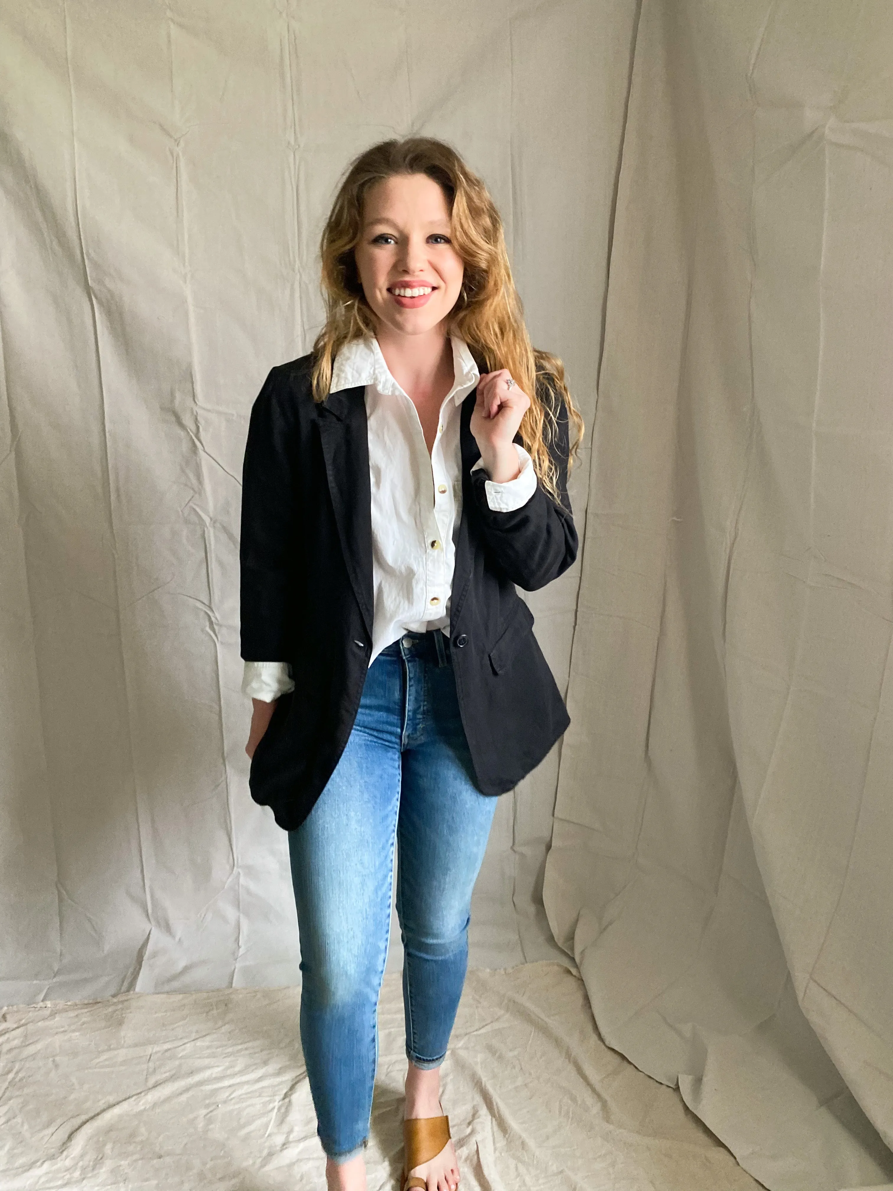 Free People Oxford button down