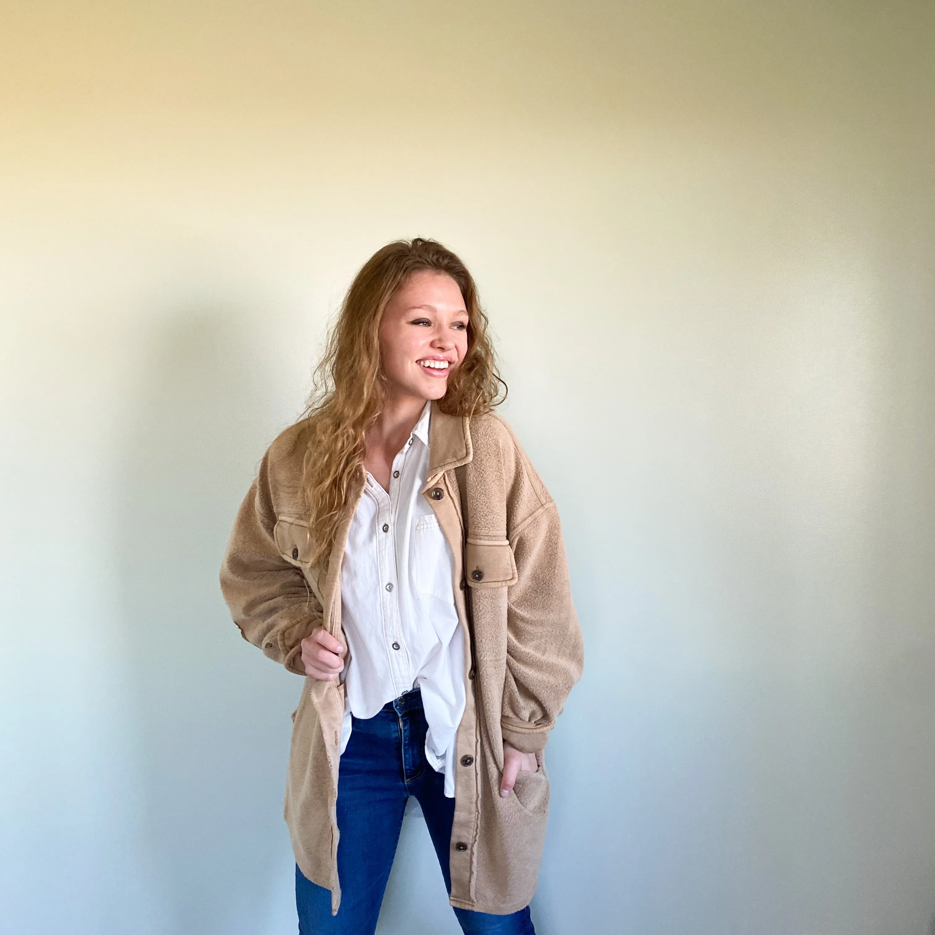 Free People Oxford button down