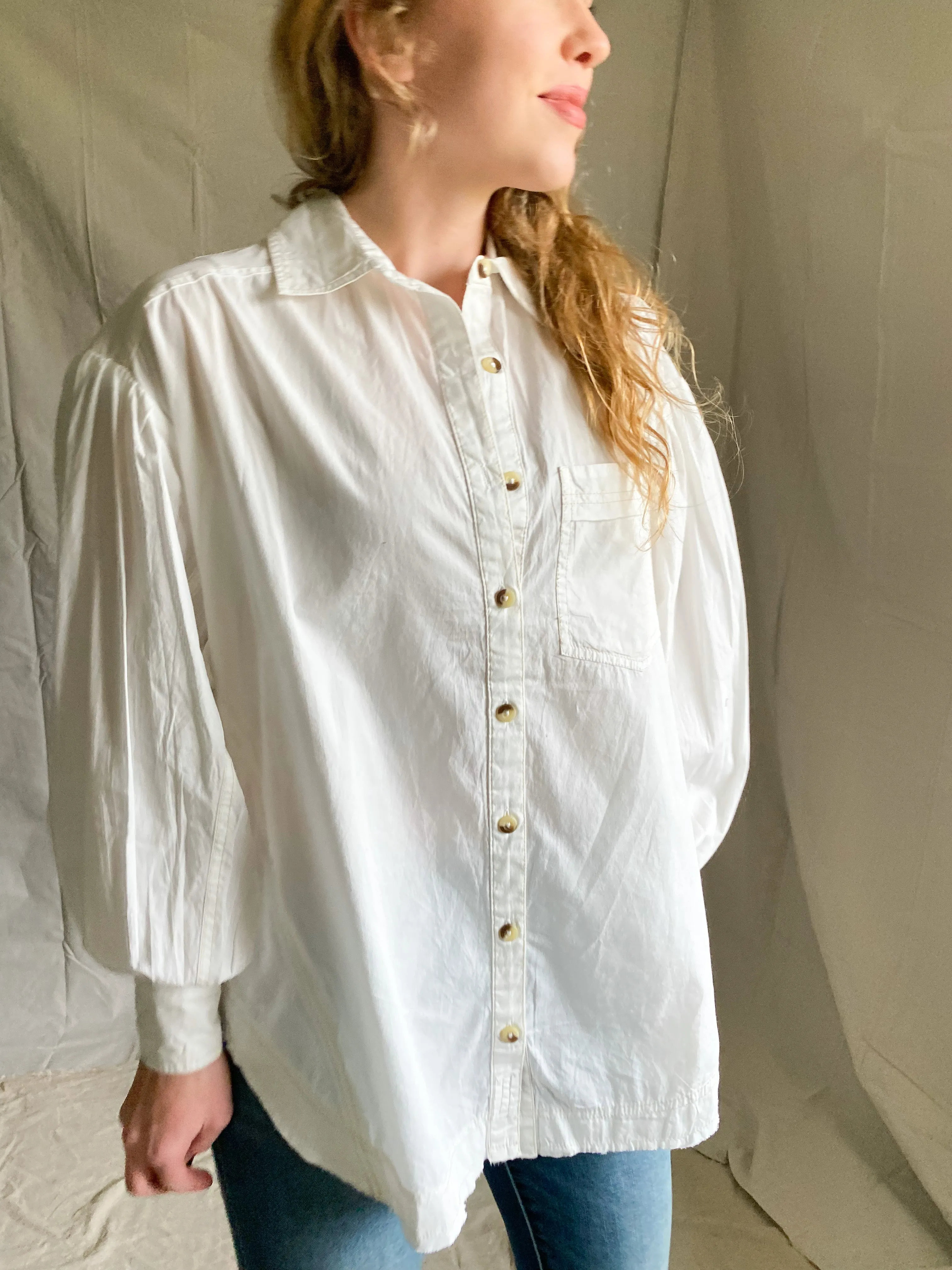 Free People Oxford button down