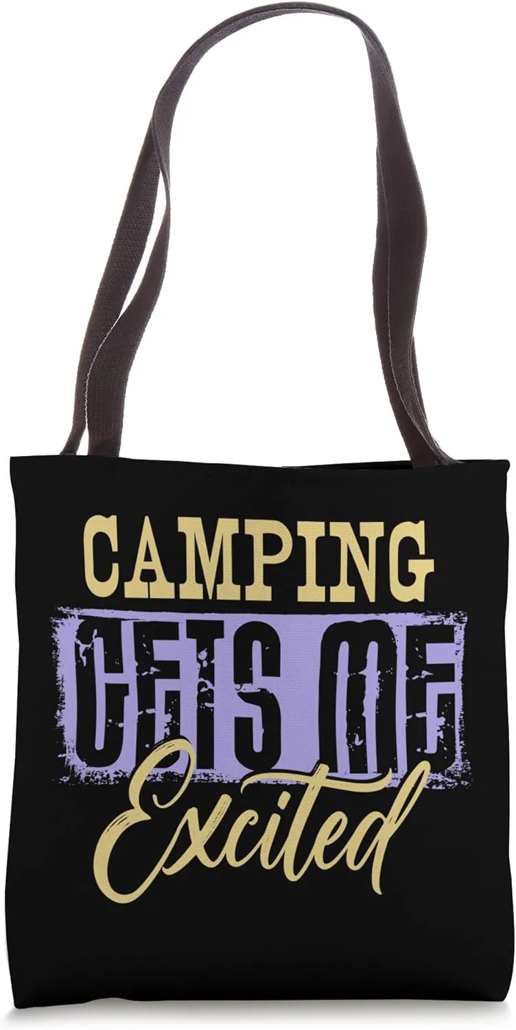 Funny Nature Lover Outdoor Camp Adventure Camping Tote Bag