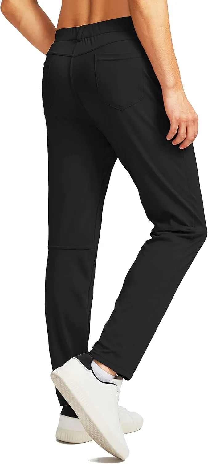 G Gradual Men's Stretch Golf Pants with 6 Pockets Slim Fit Dress Pants for Men Travel Casual Work