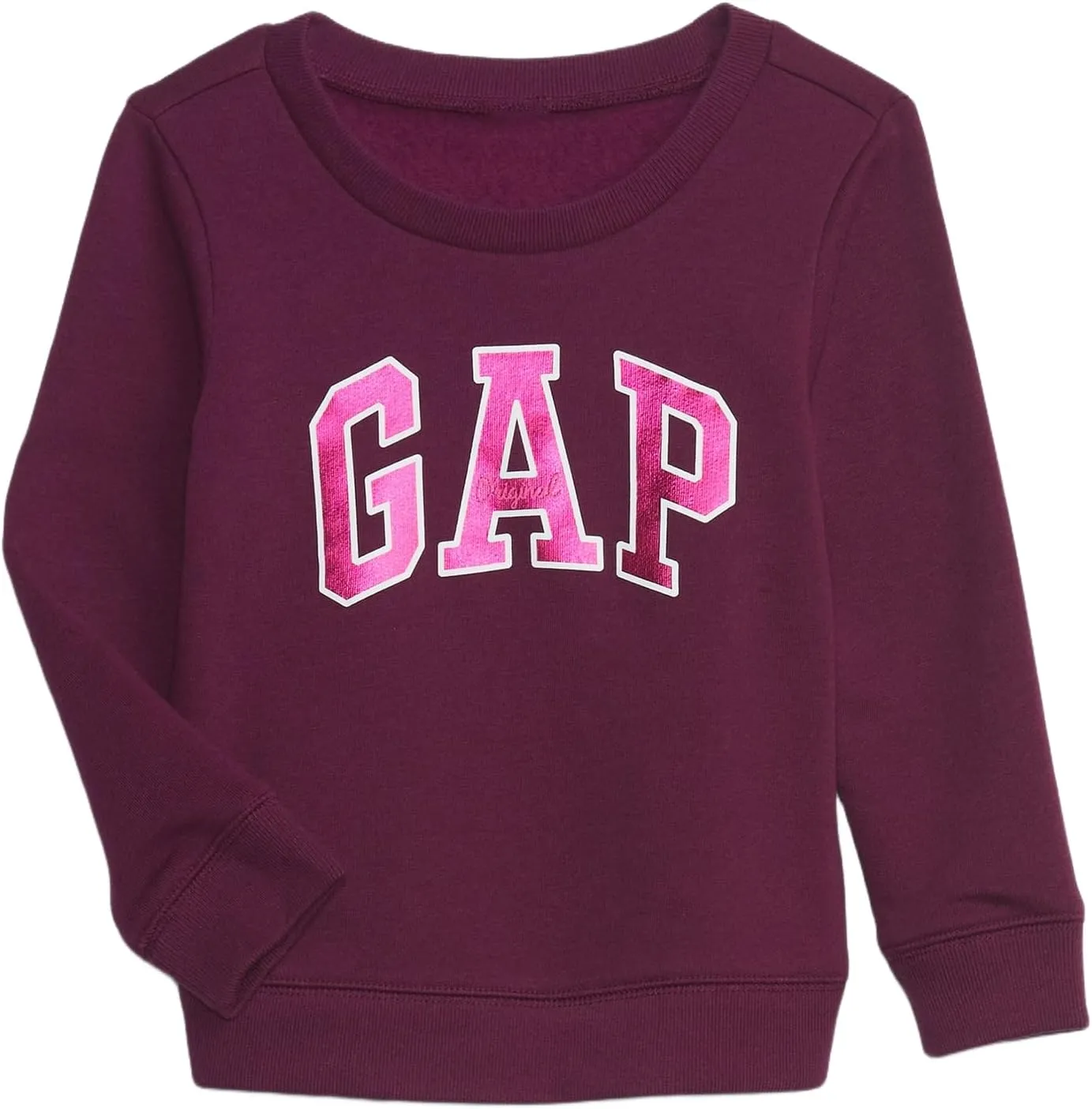 GAP Baby Girls' Logo Crew Sweatshirt