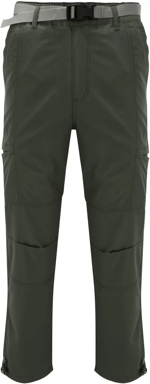 GIERIDUC Men's Water Resistant Hiking Pants Men Cargo Pants with Pockets 28X30 Slim Fit Dress Pants Mens Tapered Dress Pants