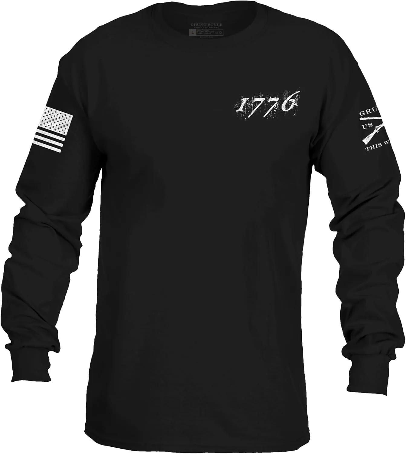Grunt Style 1776 Flag Long Sleeve T-Shirt