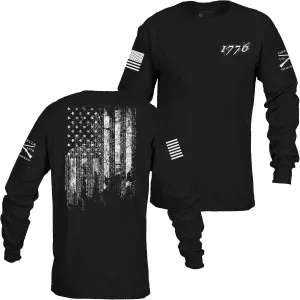 Grunt Style 1776 Flag Long Sleeve T-Shirt