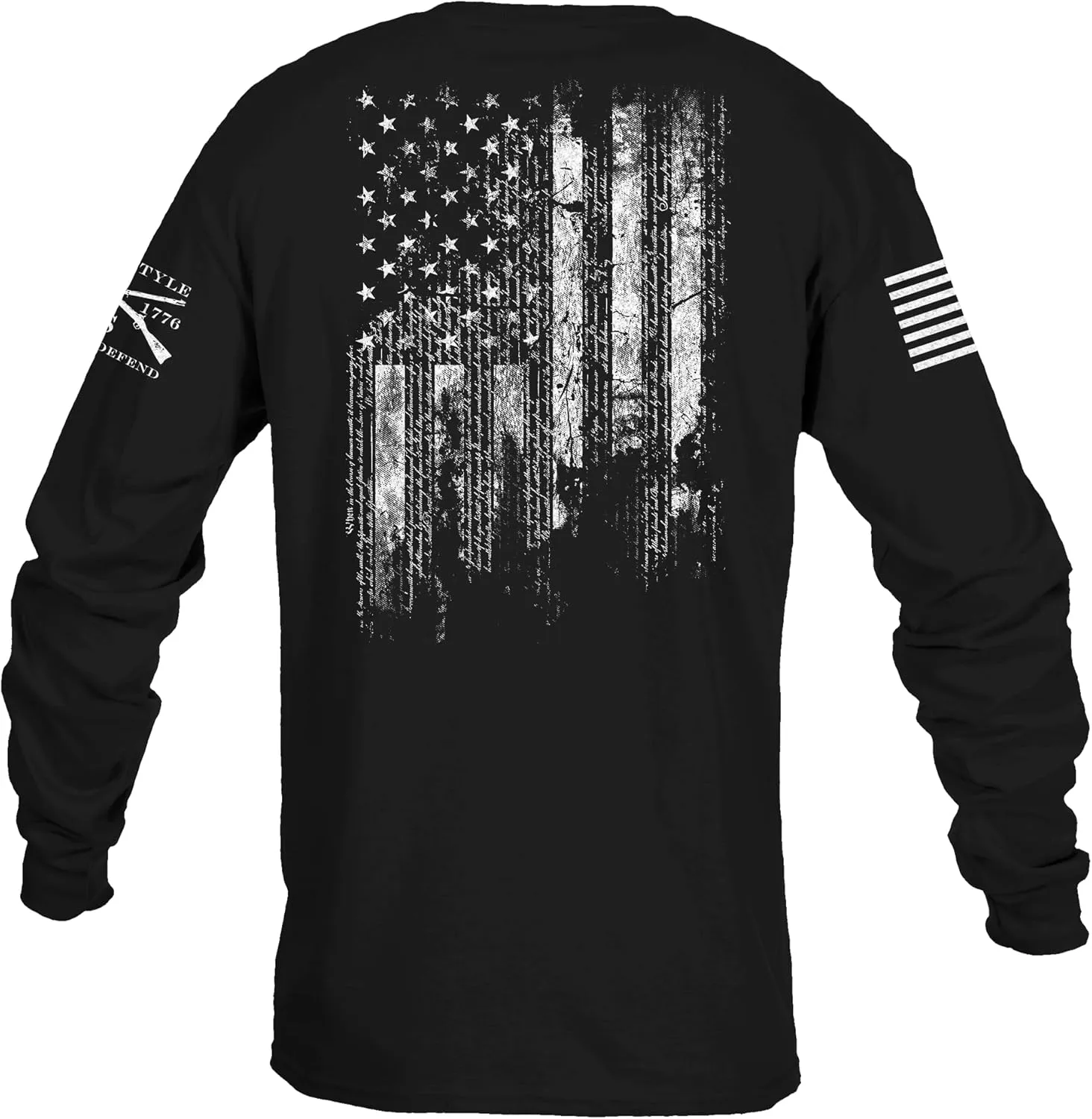 Grunt Style 1776 Flag Long Sleeve T-Shirt