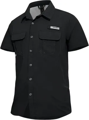 Haimont Men's Fishing Shirts Sun Protection Button Down Hiking Travel Camping Shirt Short Sleeve UV UPF50  Top