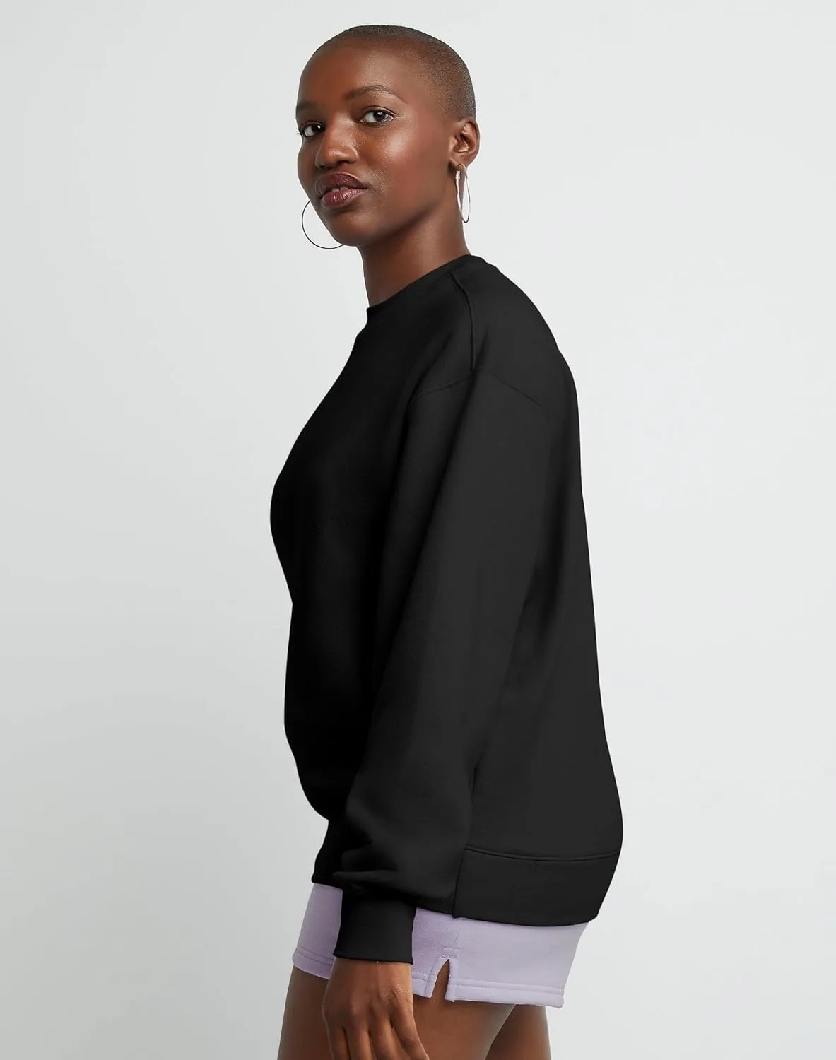 Hanes Women's Originals Plus Size Fleece Midweight Sweatshirt