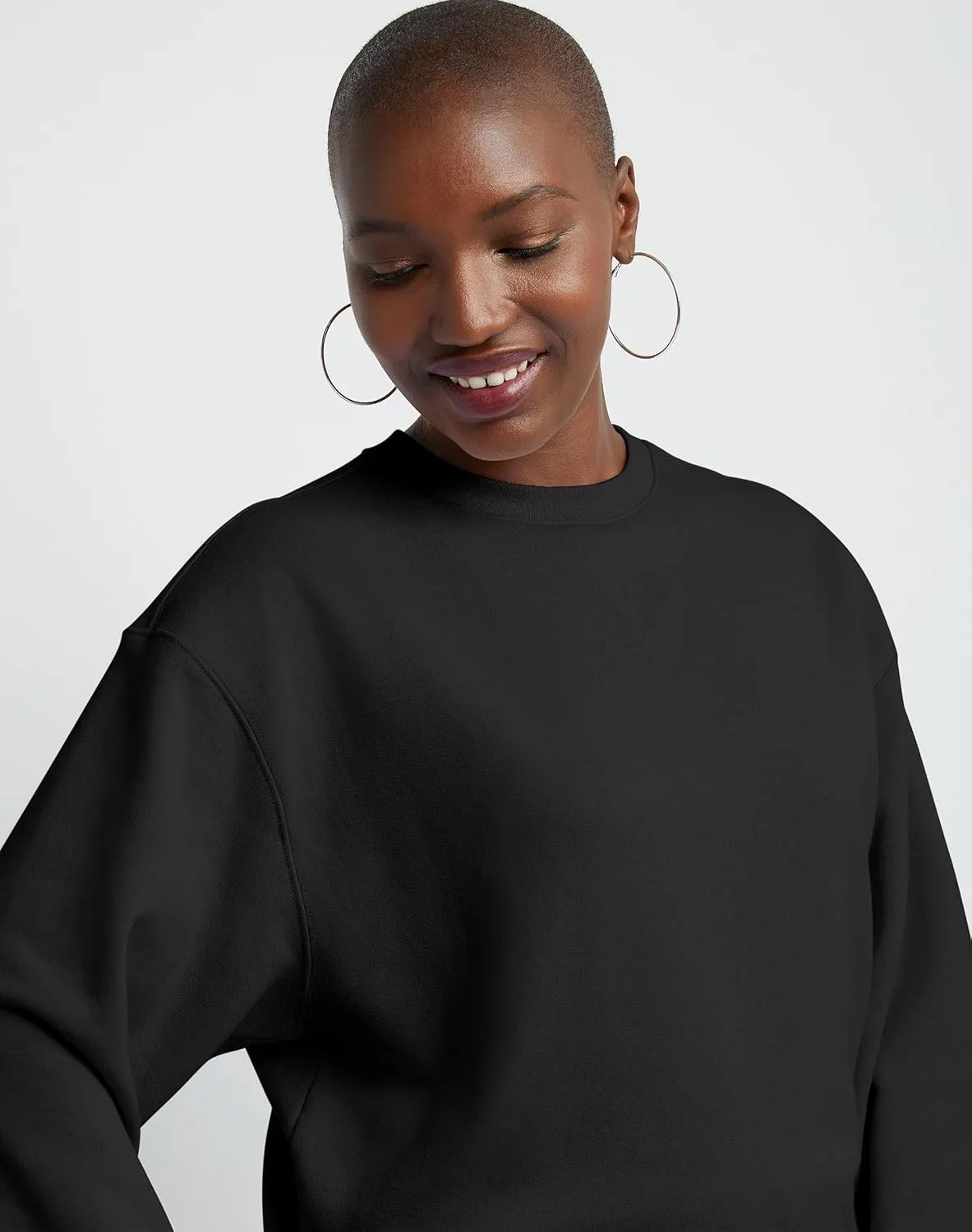 Hanes Women's Originals Plus Size Fleece Midweight Sweatshirt