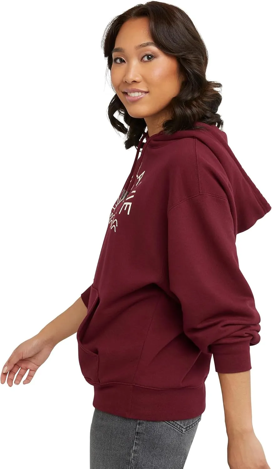 Hanes Women's Originals Pullover Hoodie, Midweight Fleece Hooded Sweatshirt for Women, Available in Plus