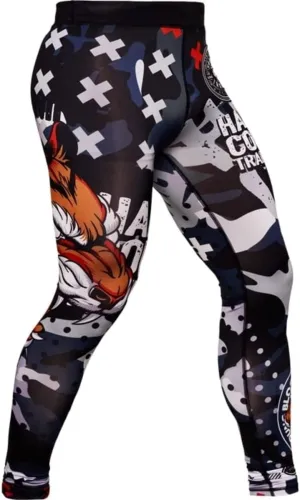 Hardcore Training Men's Compression Pants Workout Tights Leggings Base Layer Boxing Running Muay Thai MMA No Gi BJJ
