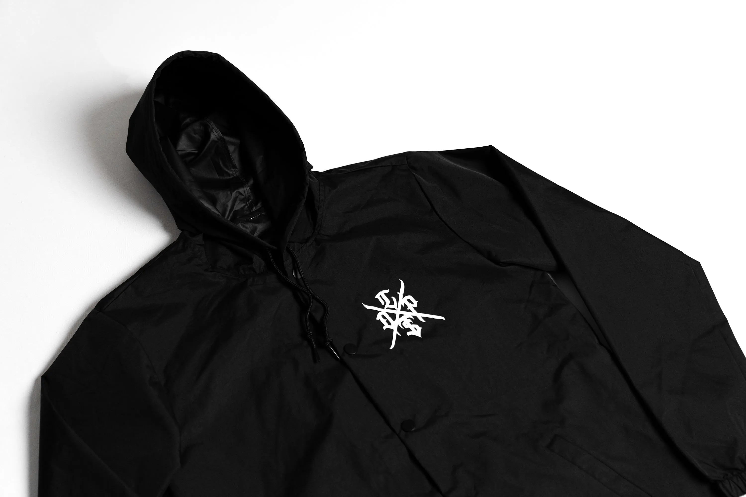 Hieroglyphic Hooded Coach Jacket