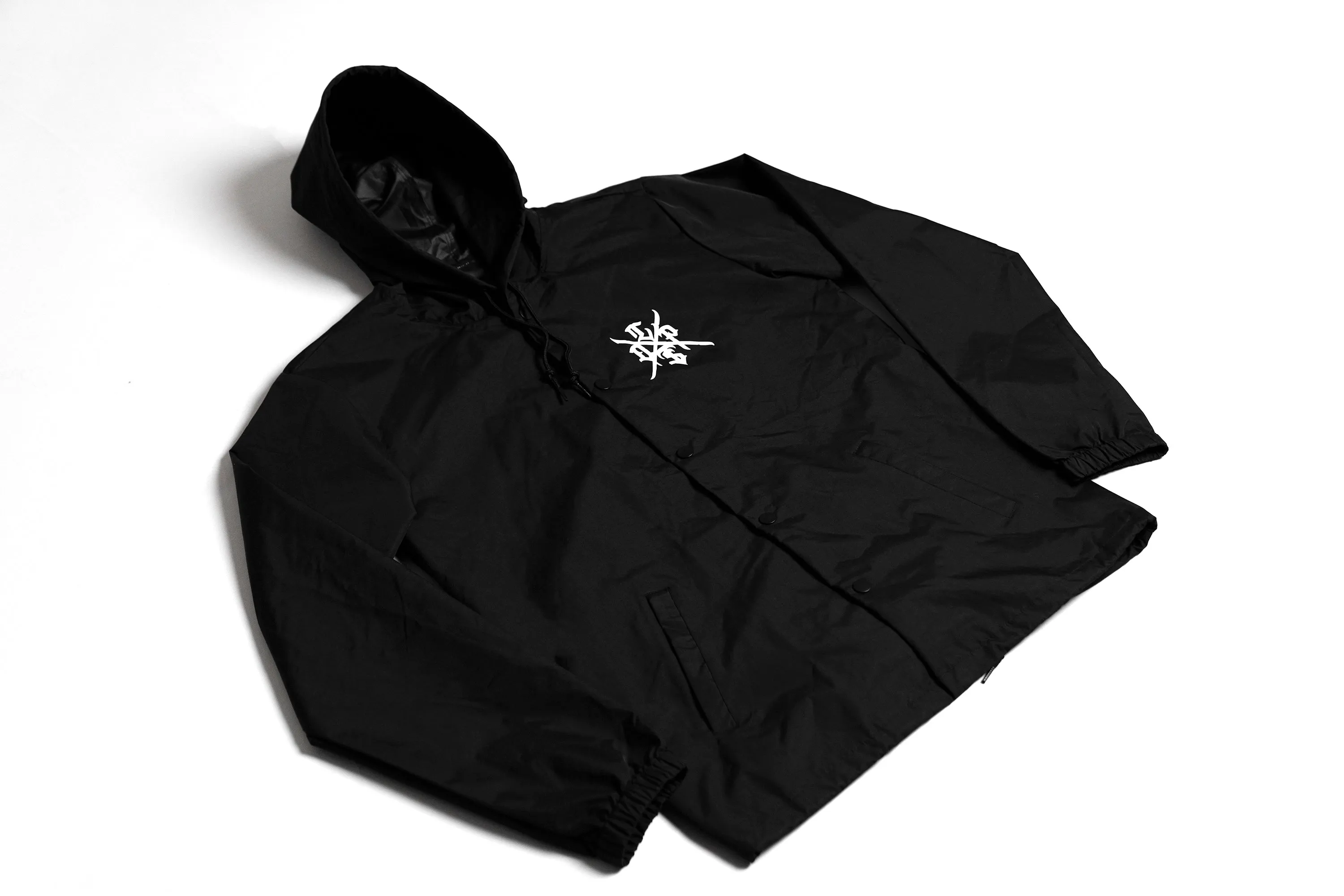 Hieroglyphic Hooded Coach Jacket