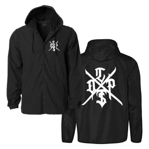 Hieroglyphic Hooded Coach Jacket