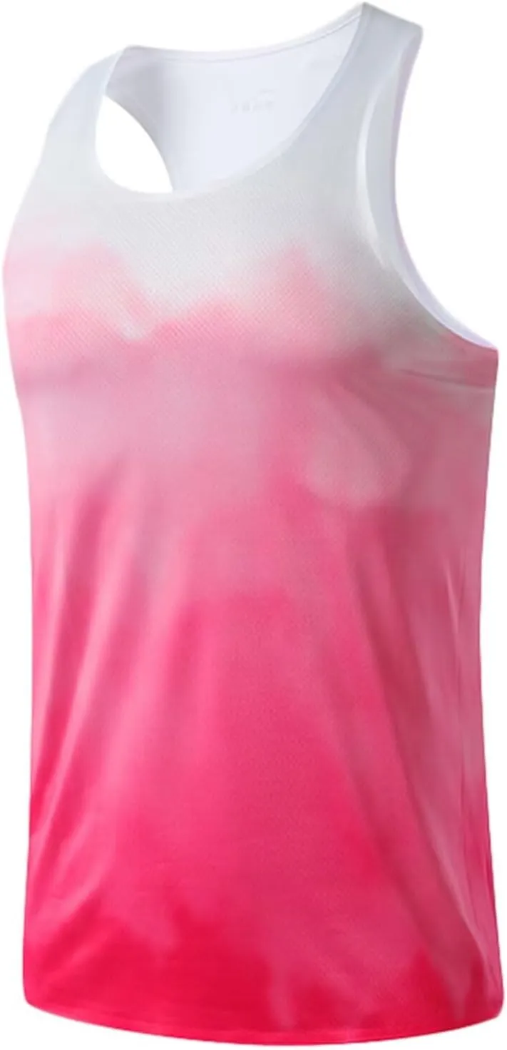 HNVAVQ Tank Tops for Men Gym Sleeveless T Shirt Running Quick Dry Breathable Vest