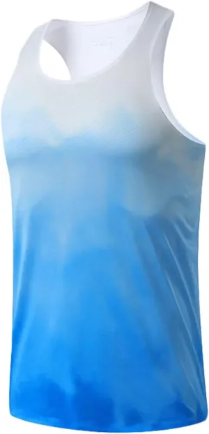 HNVAVQ Tank Tops for Men Gym Sleeveless T Shirt Running Quick Dry Breathable Vest