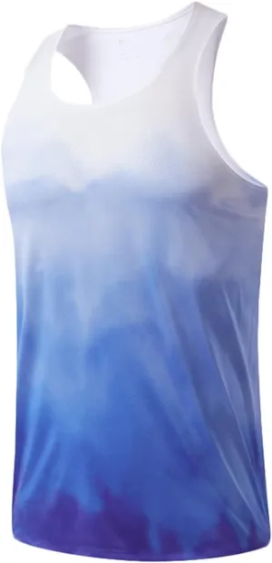HNVAVQ Tank Tops for Men Gym Sleeveless T Shirt Running Quick Dry Breathable Vest