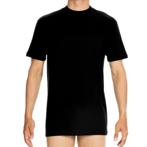 HOM Harro Black Crew Neck T Shirt