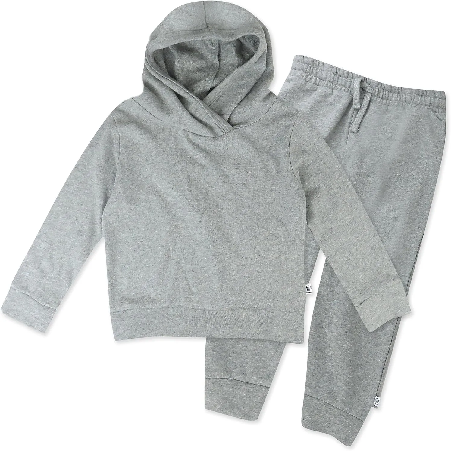 HonestBaby Light Weight Hoodie & Sweatpant Set 100% Organic Cotton for Toddler, Baby Boys, Girls